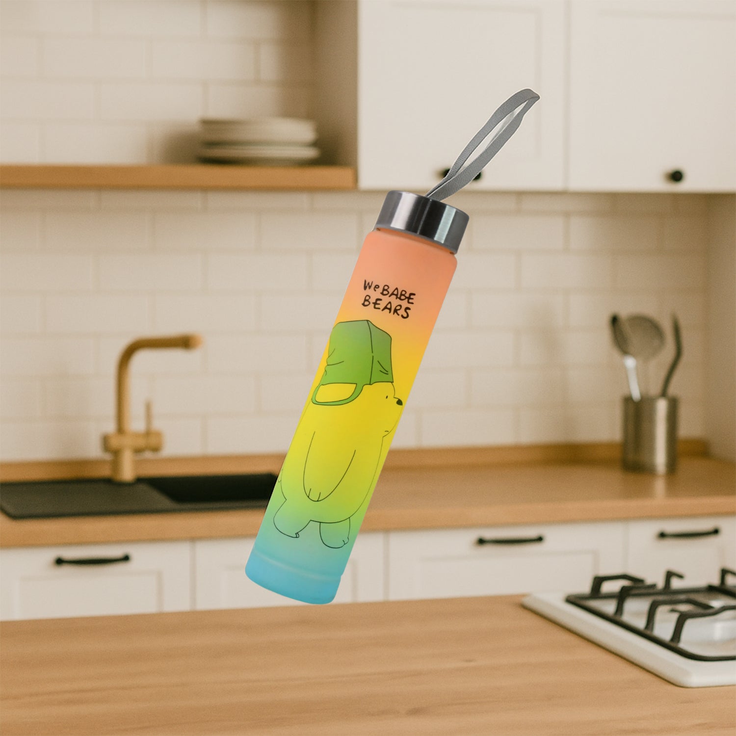 300 ML Cute Cartoon Printed Plastic Water Bottle 300 ML Cute Cartoon Printed Plastic Water Bottle